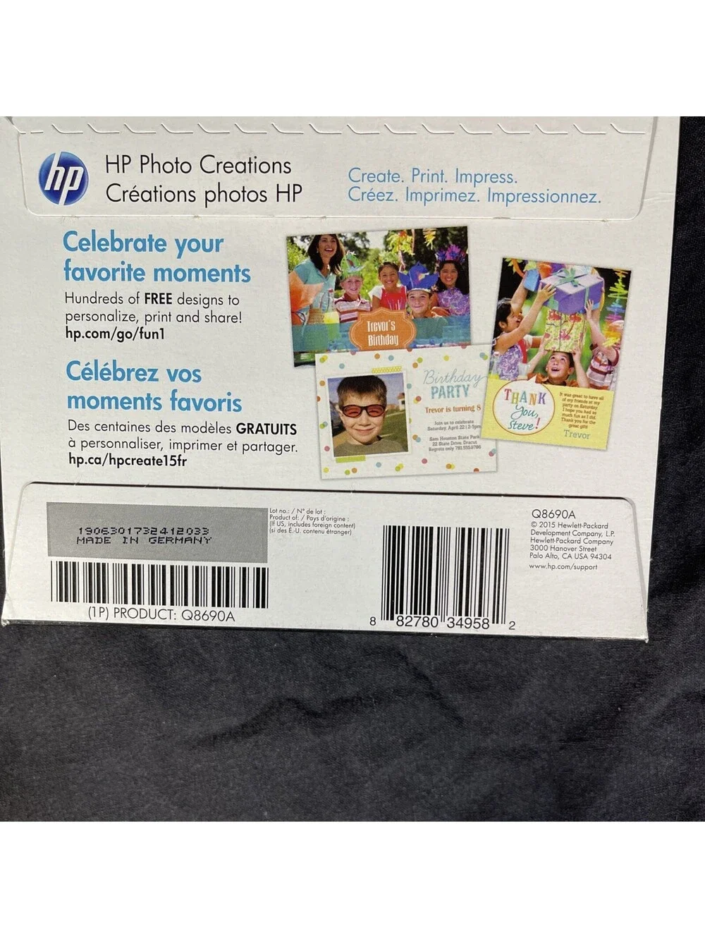 HP Advanced Glossy Photo Paper 60 Sheets 5 x 7 Q8690A New Sealed
